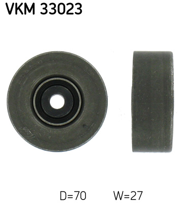 Deflection/Guide Pulley, V-ribbed belt - VKM 33023 SKF